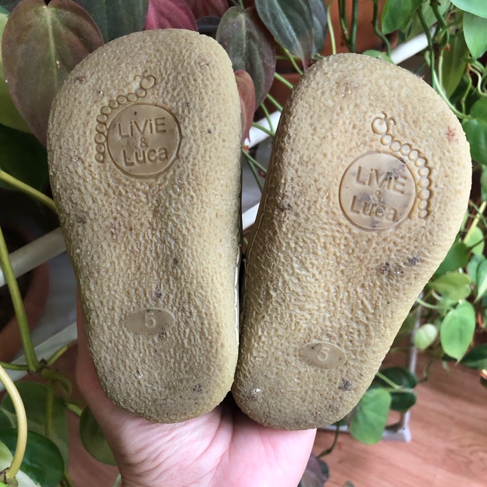 Livie and Luca Mushroom Leather Boots Rubber Sole Toddler size 5 - Picture 7 of 8